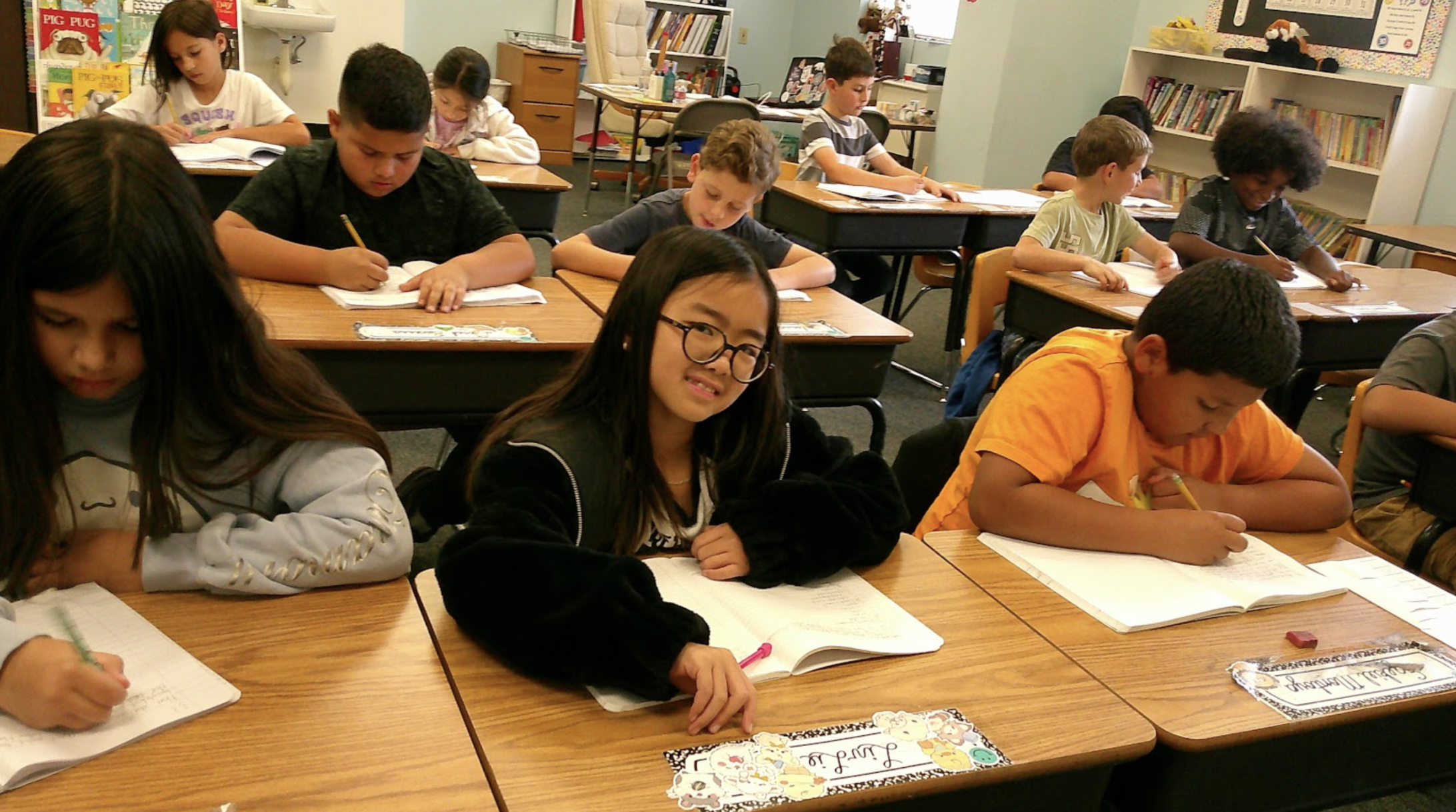Children learning together at Westside Christian School